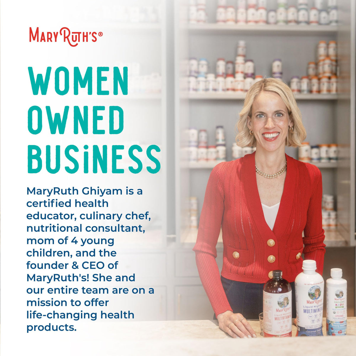 MARYRUTH'S 3-en-1 Probiotiques dans un environnement naturel