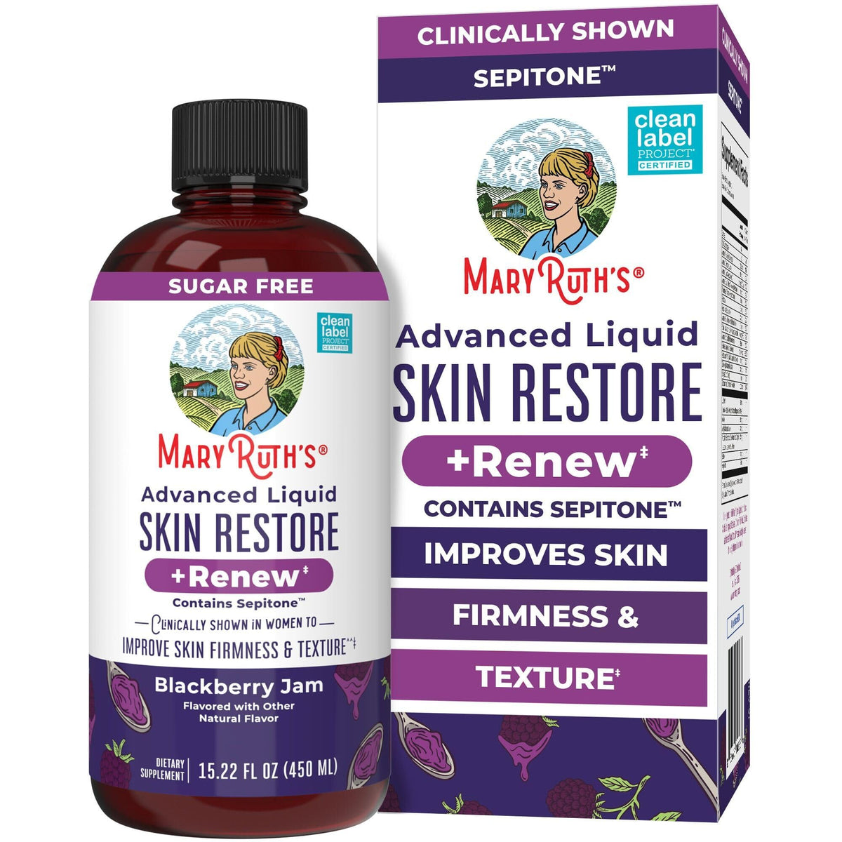 MARYRUTH'S Advanced Liquid Skin Restore 15,22oz bouteille vue de face