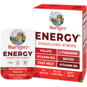 MARYRUTH'S Energy Dissolving Strips boîte de 30 unités vue de face