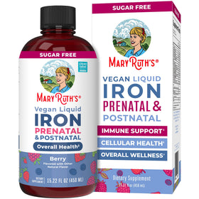 MARYRUTH'S Fer Liquide Prénatal & Postnatal 15,22 fl oz vue avant