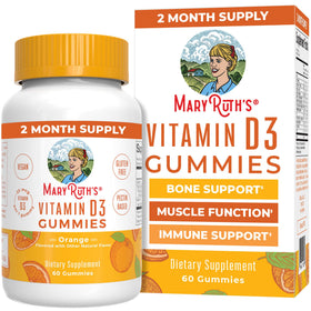 MARYRUTH'S Gummies de Vitamine D3 Vegan 60 Servings vue de face