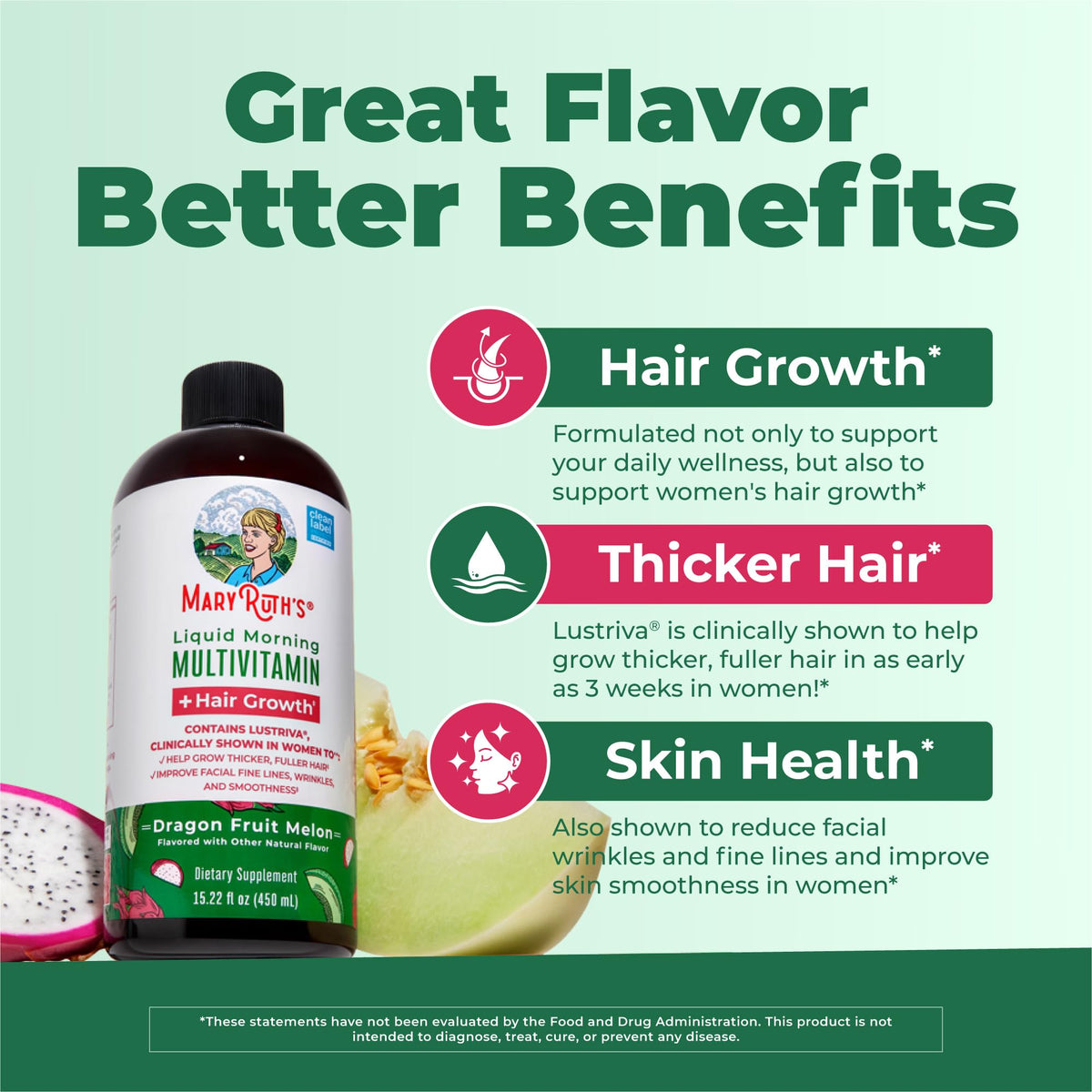 MaryRuth's Multivitamine Liquide goût mangue-pêche