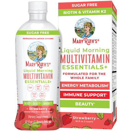 MARYRUTH'S Multivitamine Liquide Matinal 32oz saveur Fruits Punch