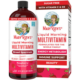 MARYRUTH'S Multivitamines Liquides Framboise 32 Servings - vue avant