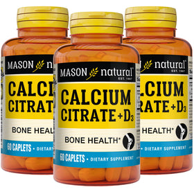 MASON NATURAL Calcium Citrate Plus Vitamine D3 3 Pack vue de face