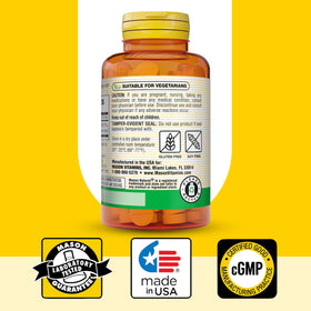 MASON NATURAL Complément Alimentaire B1 250 mg - Produit sur une table en bois