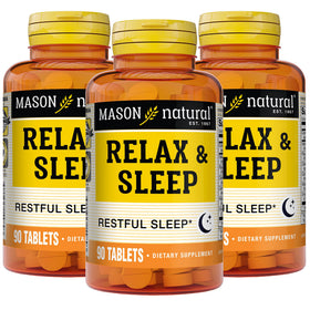 MASON NATURAL Complément Alimentaire Sommeil 3 Paquets de 30 Comprimés