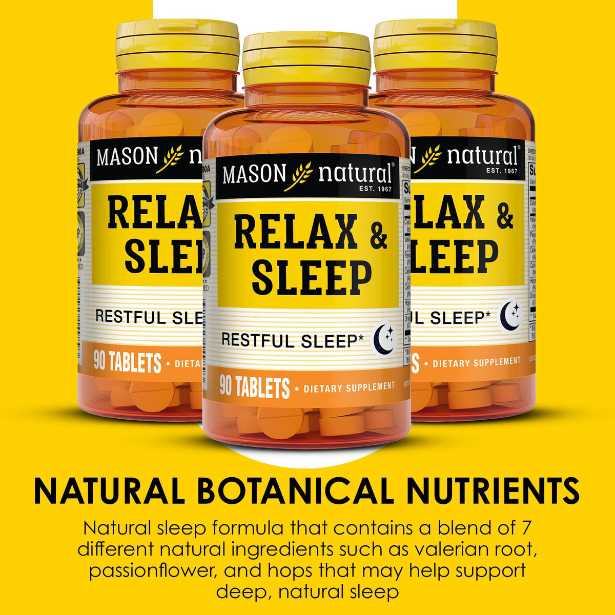 MASON NATURAL Complément Alimentaire Sommeil avec racine de valériane