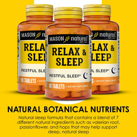 MASON NATURAL Complément Alimentaire Sommeil avec racine de valériane