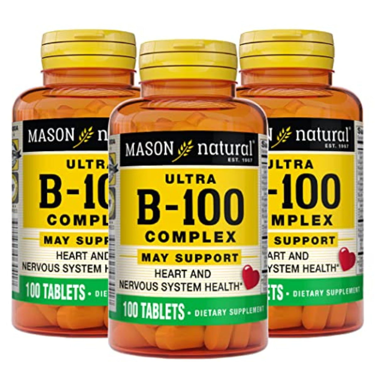 MASON NATURAL Complexe B Ultra 300 comprimés, boîte vue de face