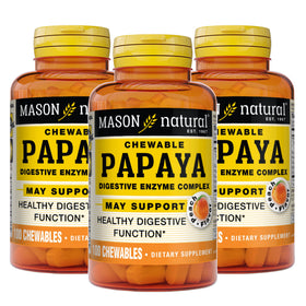 MASON NATURAL Complexe d'Enzymes de Papaye 100 Comprimés, vue de face