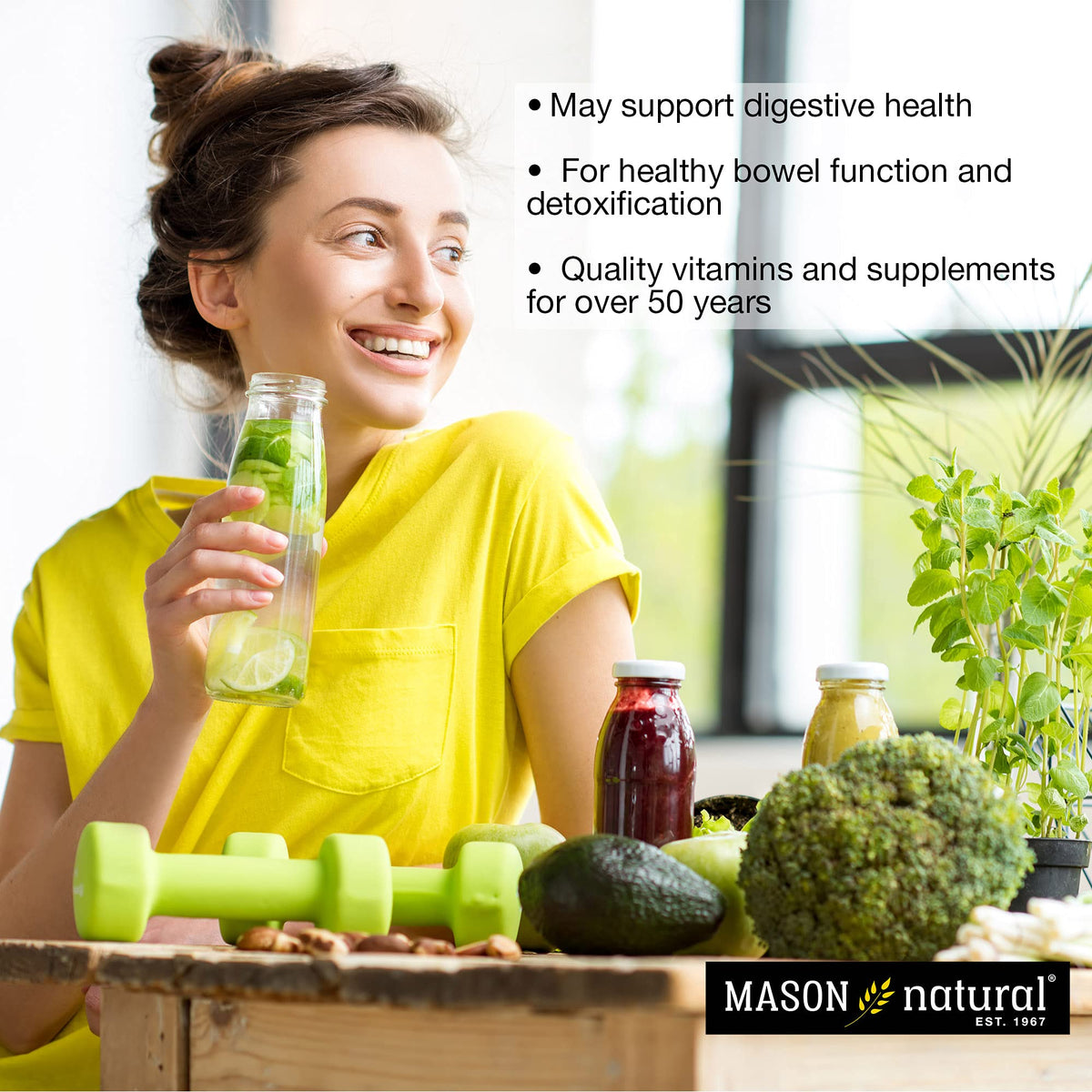 MASON NATURAL Complexe d'Enzymes de Papaye, ingrédients détaillés