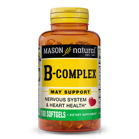 MASON NATURAL Complexe de Vitamines B 300 gélules molles vue de face