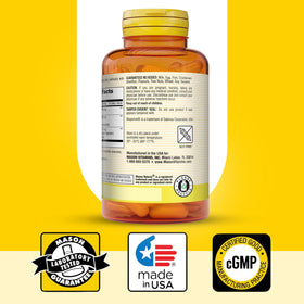MASON NATURAL Curcuma 500 mg présentation du produit sur une table