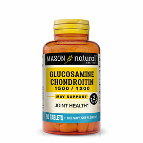 MASON NATURAL Glucosamine Chondroitin 1500/1200 90 capsules front view