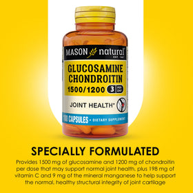 MASON NATURAL Glucosamine Chondroitin 1500/1200 composition des ingrédients