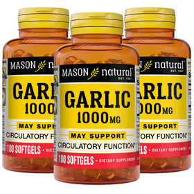 MASON NATURAL Huile d'Ail 300 Gélules molles emballage avant