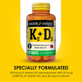 MASON NATURAL K2 & D3 avec Calcium - emballage