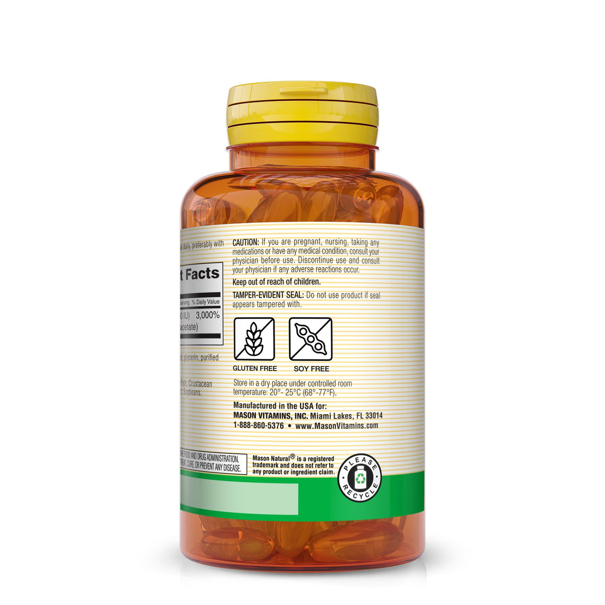 MASON NATURAL Vitamine E 450 mg gélules molles présentation