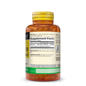 MASON NATURAL Vitamine E 450 mg gélules molles vue arrière