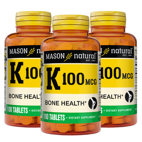 MASON NATURAL Vitamine K1 100 mcg devant de l'emballage