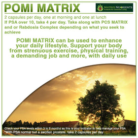 Matrix Nutrients POMI Matrix à côté d'autres compléments