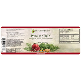 Matrix Nutrients POMI Matrix capsules sur une table
