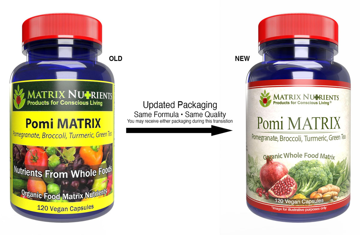 Matrix Nutrients POMI Matrix packaging avec ingrédients naturels