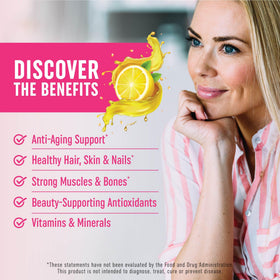 MAV NUTRITION Collagen Gummies 200mg gummies sur une table