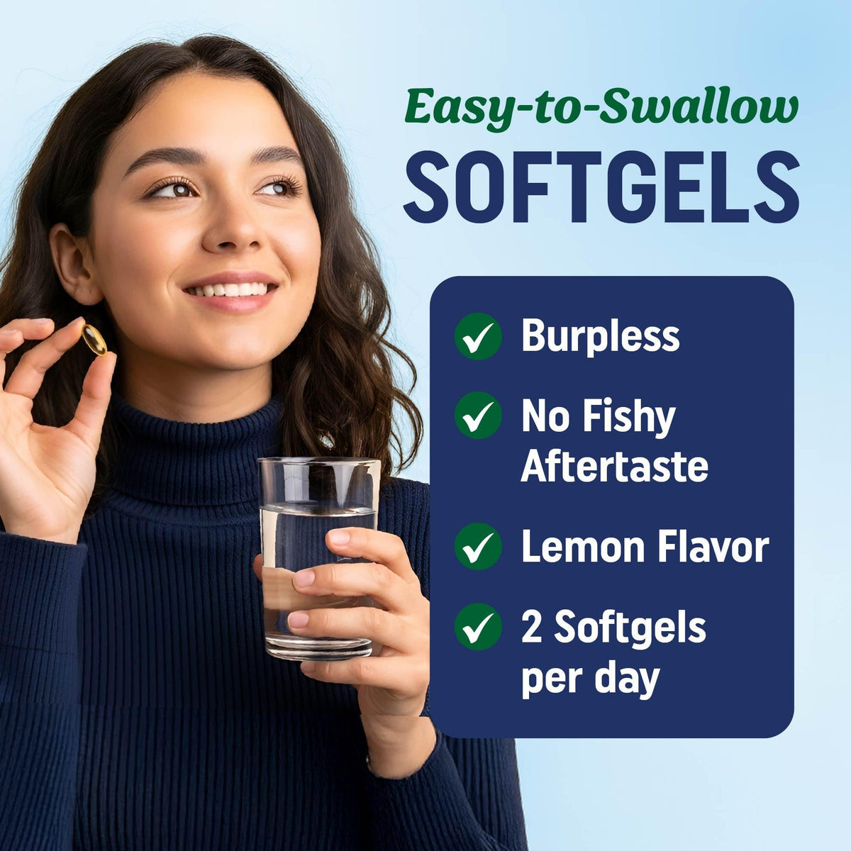 MAV NUTRITION EPA Ultra 1105MG gélules à la saveur citron