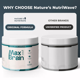 Max Brain Poudre 550g dans son emballage ouvert
