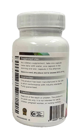 Max International RiboCeine 60 capsules végétales, vue de côté