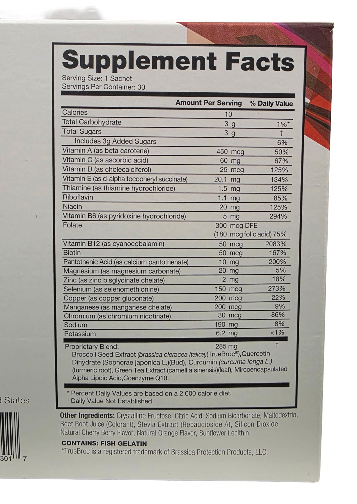 Max NFuze paquet de 30 sachets avec une cuillère de poudre