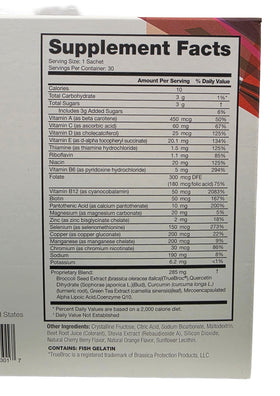 Max NFuze paquet de 30 sachets avec une cuillère de poudre