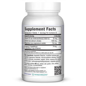 Maxi Health Calcium 1000 mg avec D3 et Magnésium, présentation de la boîte
