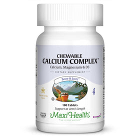 Maxi Health Chewable Calcium 1000mg D3 Magnésium 180 comprimés vue de face