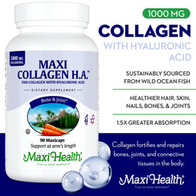 Maxi Health Collagène Marin 1000mg capsules vue de côté