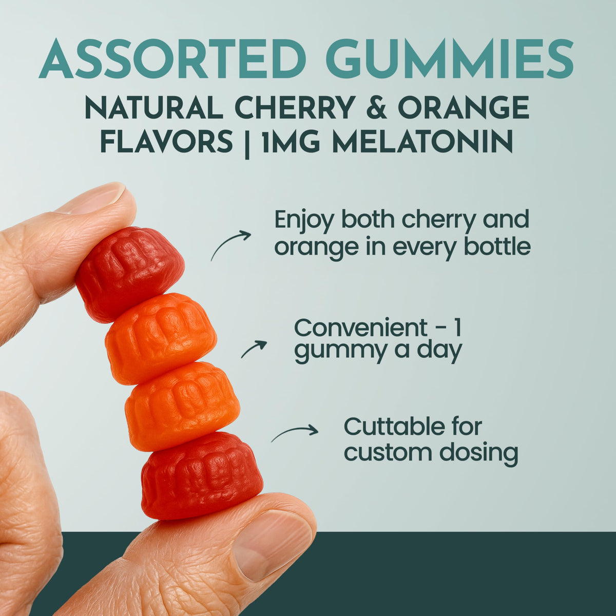 Maxi Health Gummies de Mélatonine pour enfants saveur orange