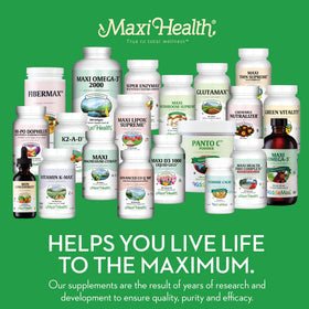 Maxi Health Huile de Onagre 1500mg avec capsules ouvertes
