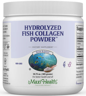 Maxi Health Poudre de Collagène Marin Type I 390g vue de face