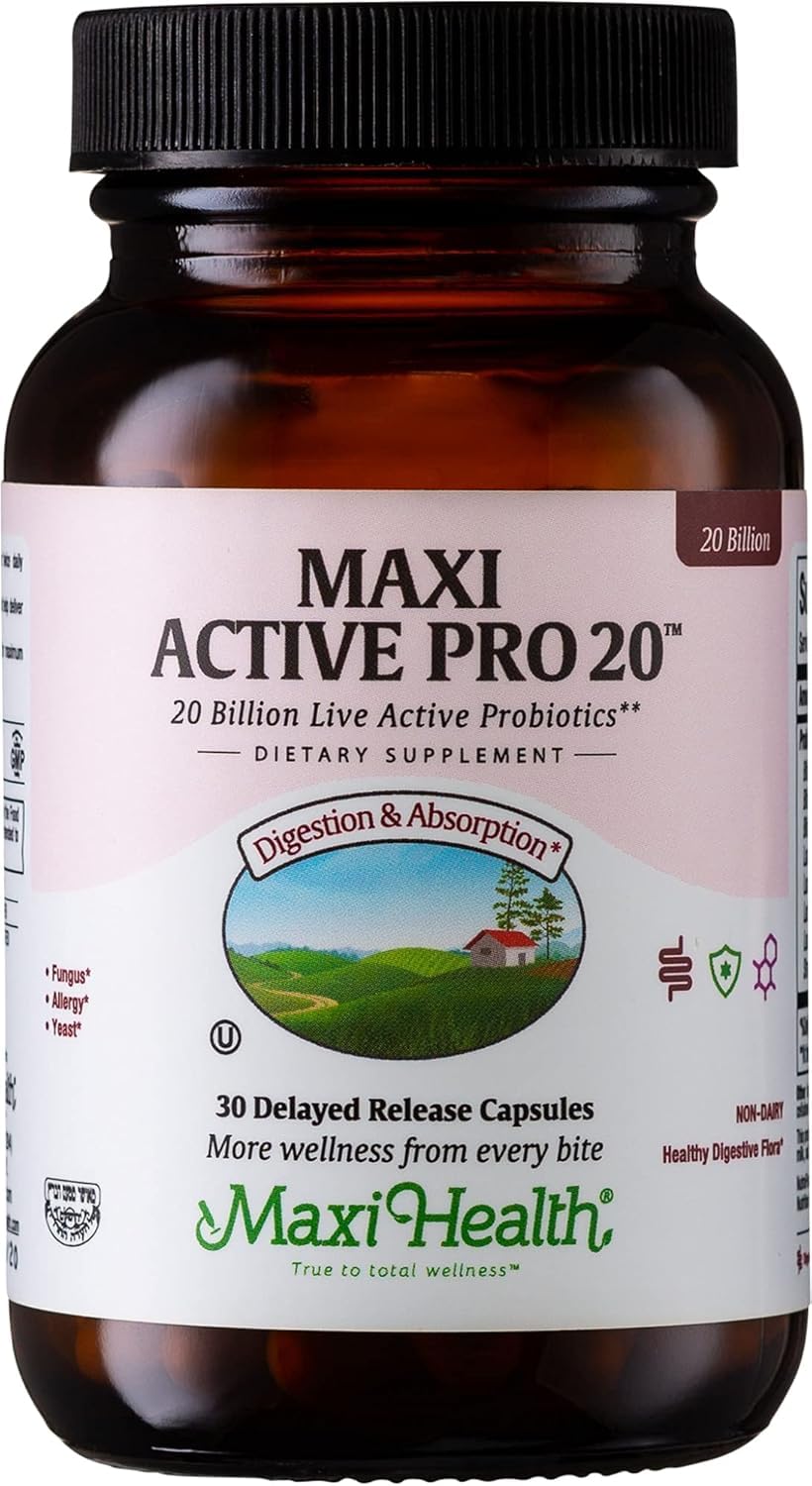 Maxi Health Probiotiques 20 Milliards CFU boîte frontale