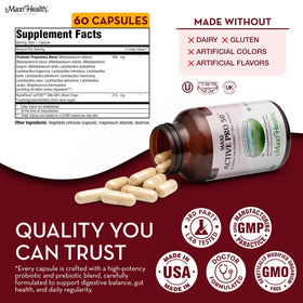 Maxi Health Probiotiques 50 Milliards CFU - Capsules