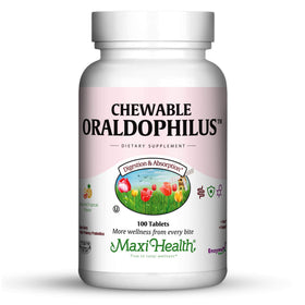 Maxi Health Probiotiques Oraux Tropical 100 Comprimés vue avant