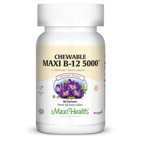 Maxi Health Vitamin B12 5000 mcg comprimés à mâcher, vue de face