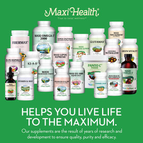 Maxi Health Vitamine B12 Fraise comprimés sur une table