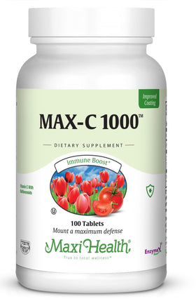 Maxi Health Vitamine C 1000 mg 100 comprimés vue de face