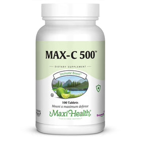 Maxi Health Vitamine C 500mg 100 comprimés, vue avant