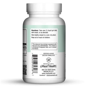 Maxi Health Vitamine D 1000 UI gélules liquides côté