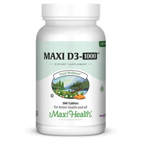 Maxi Health Vitamine D3 1000 IU comprimés 360 unités