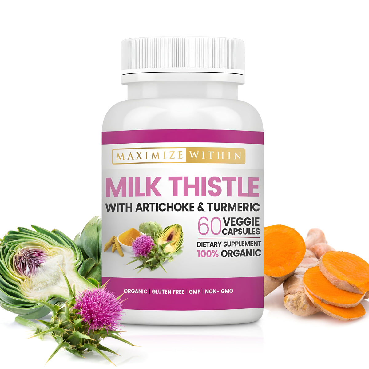 Maximize Within Chardon-Marie 60 capsules devant l'emballage